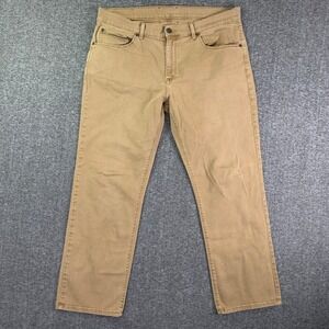 Mott & Bow Jeans Men 36x29 Brown Straight Fit Modern Casual Pants